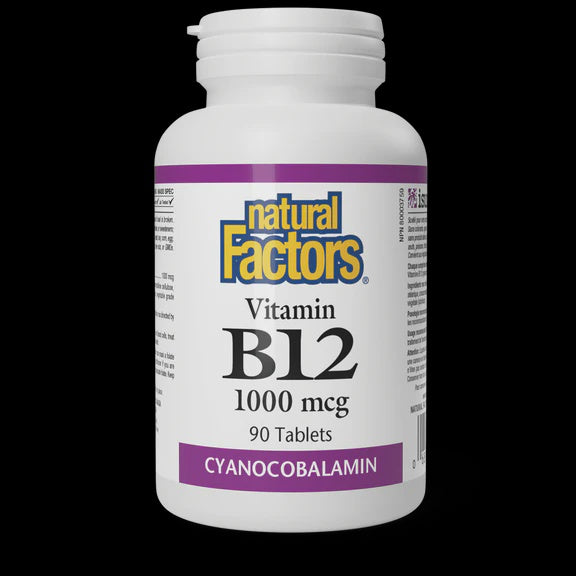 NF Vitamin B12 Cyanocobalamin 1000 mcg 90 Tablets