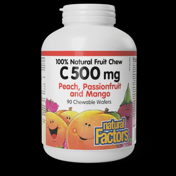 NF Vitamin C 500mg Peach 90 Chewable Tablets