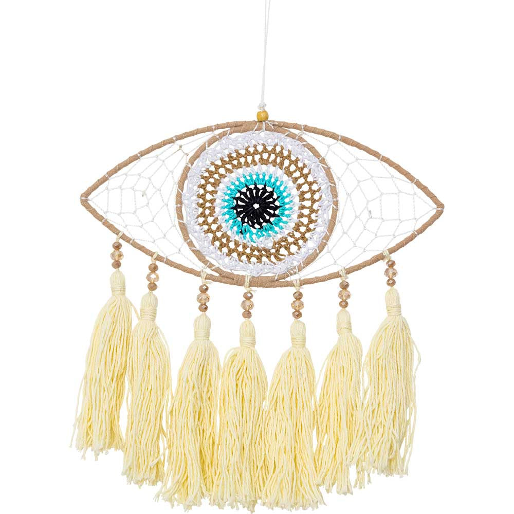 KH - Woven Evil Eye Dreamcatcher