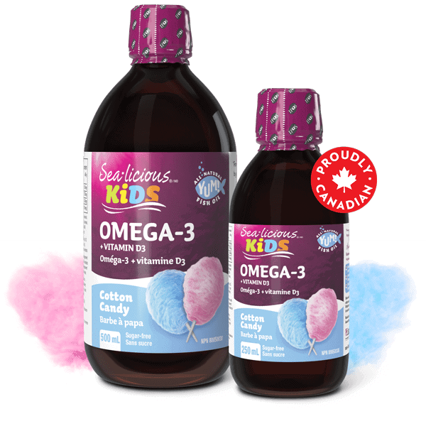 Sealicious Kids Omega-3 Cotton Candy 250ml