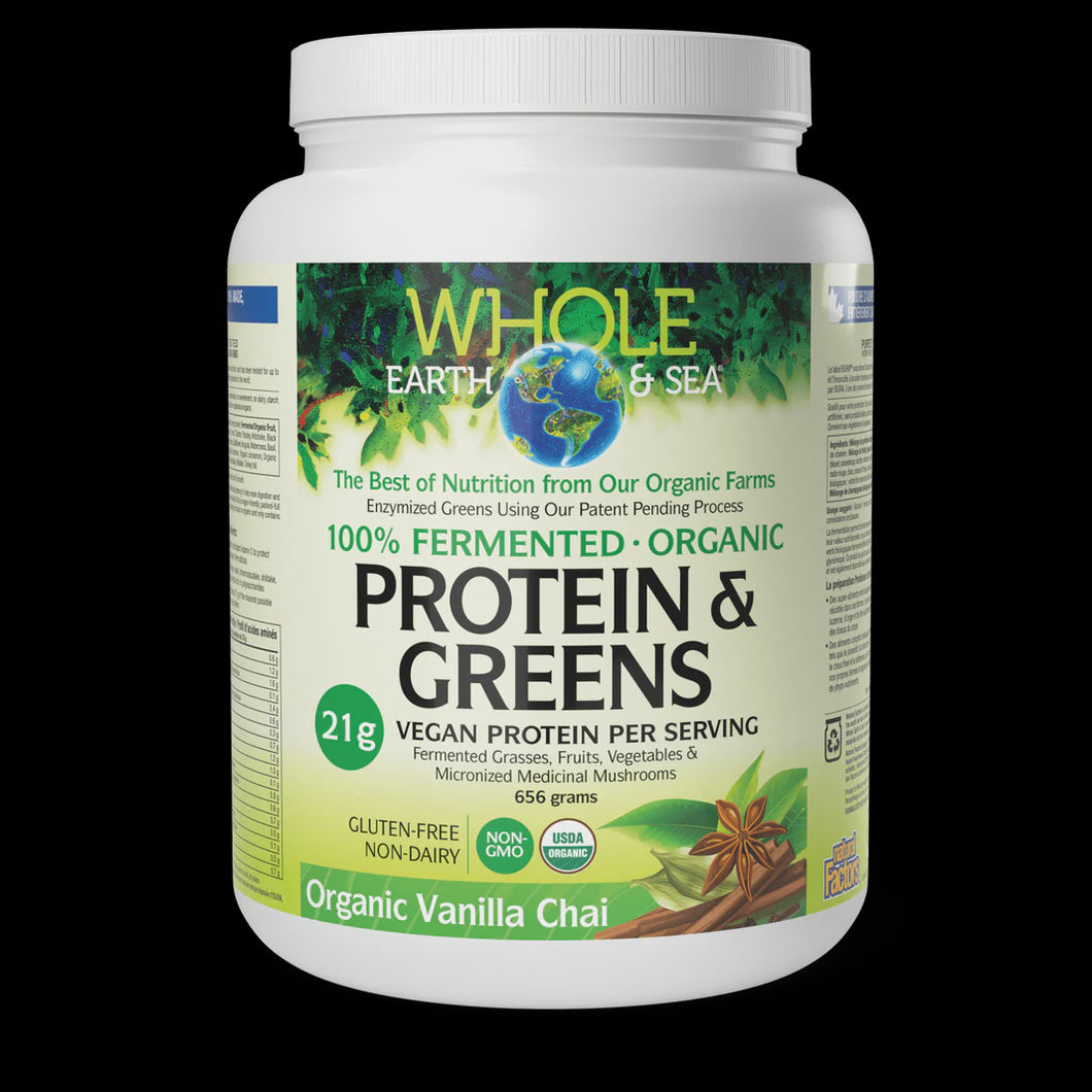 WES Protein & Greens Org Chai 656g