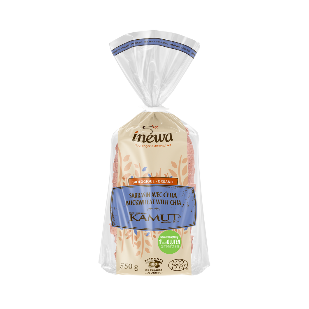 INE - Pain BIO Levain Sarrasin-Chia 550g