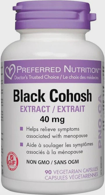 PRN - Black Cohosh 40mg 90 vcaps