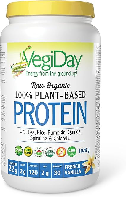 VegiDay - Vegan Vanilla Protein Org 1026g