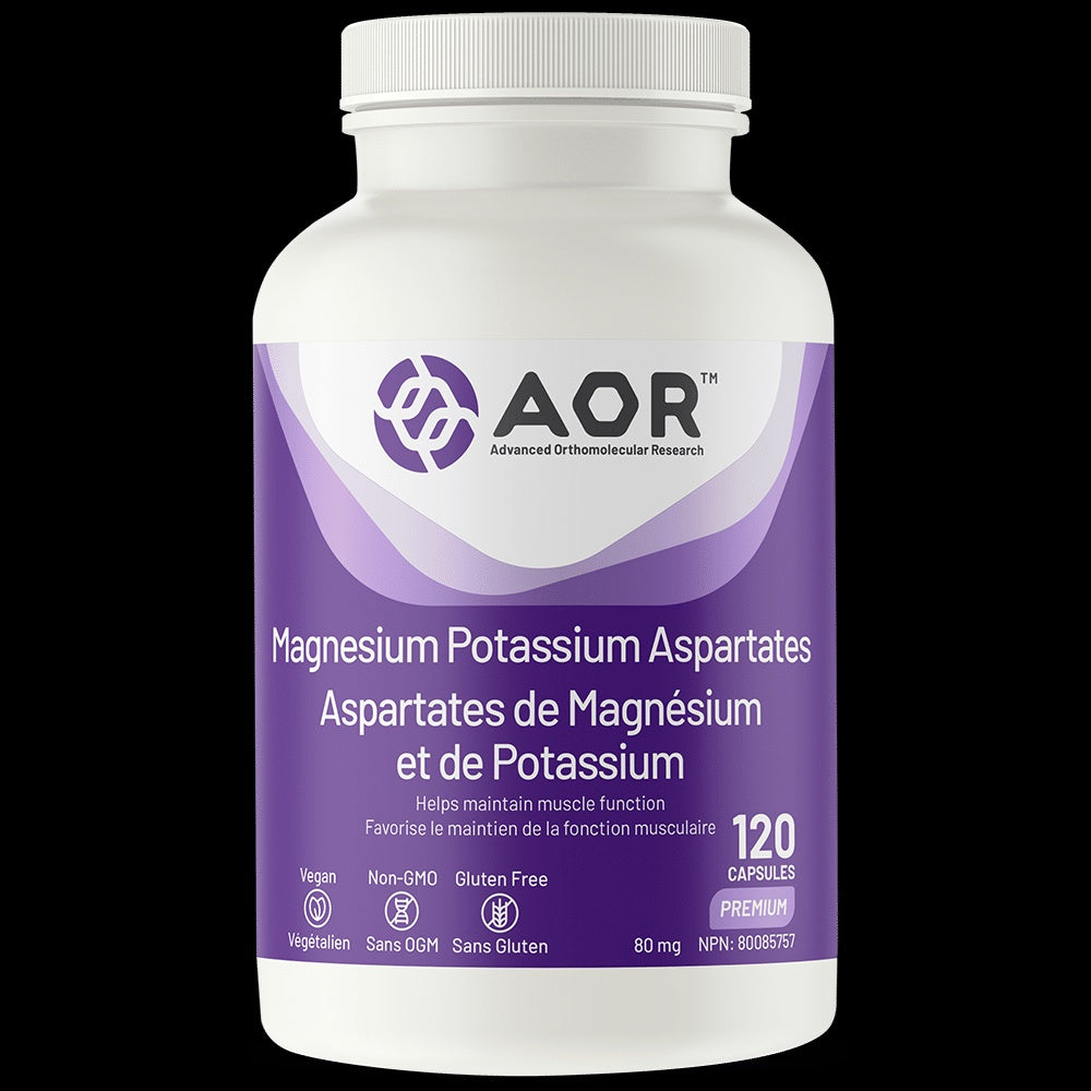 AOR - Mag Potassium Aspartate 120 caps