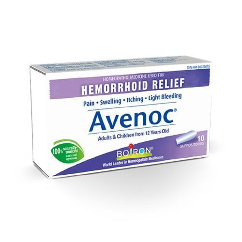 Avenoc Hemorrhoids 10 Suppositories