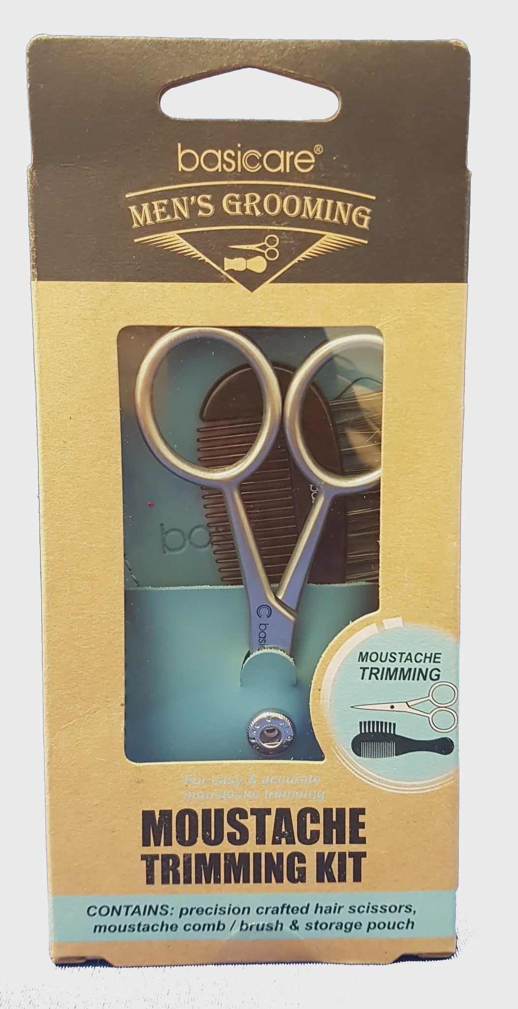 Basicare - Moustache trimming kit bo