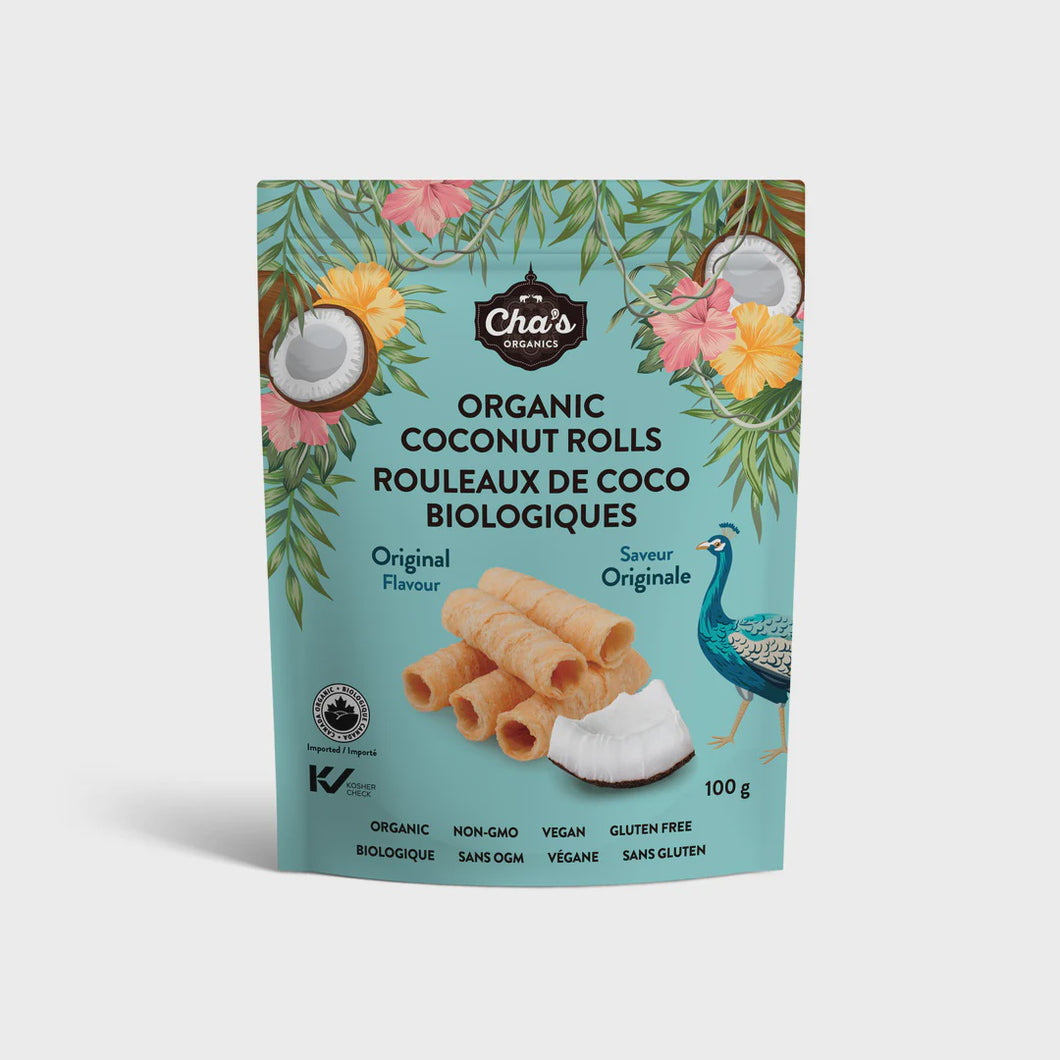 Cha's - Organic Coconut Rolls Original 100g