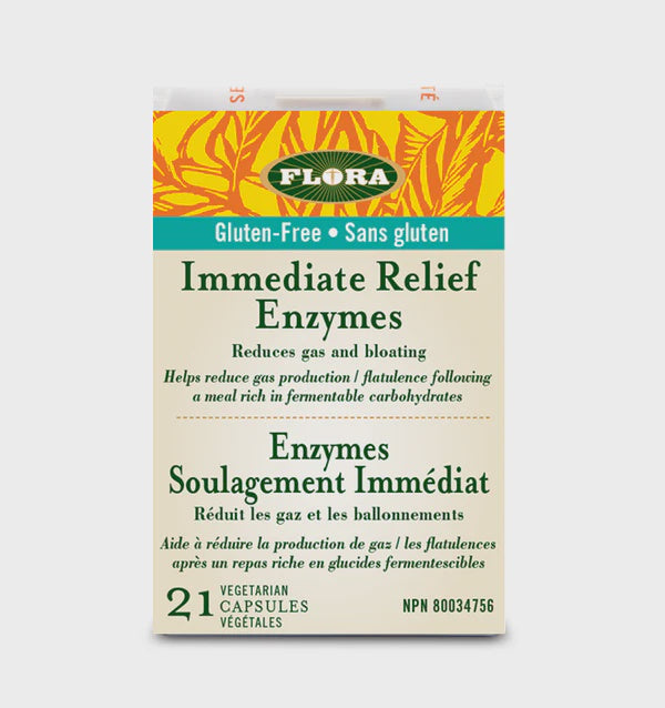 Flora Immediate Relief Enzymes 21 caps