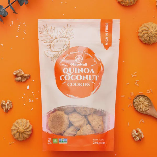 GLUTENULL - Quinoa Coconut Cookies