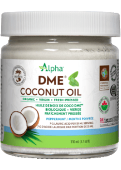 DME Coconut Oil Peppermint Org 110ml