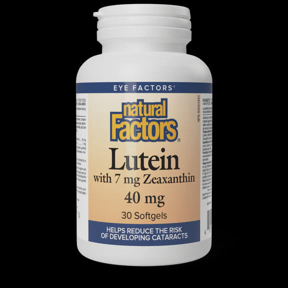 Natural Factors Lutein 40 mg 30 Softgels