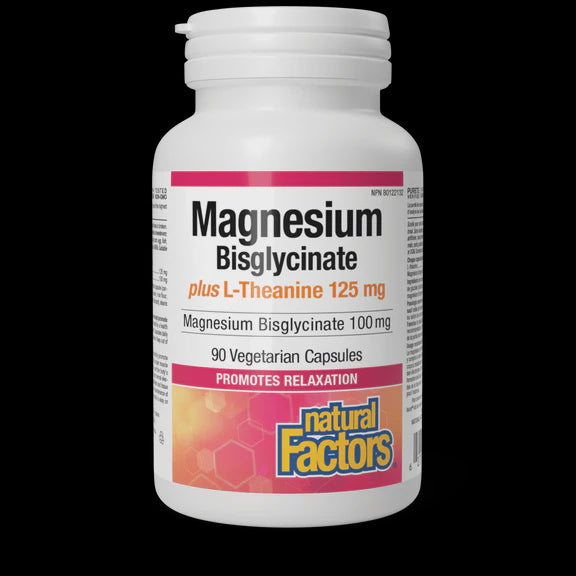NF Magnesium Bisglycinate 100mg Theanine 125mg 90 vcaps