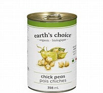 EC - Chick Peas (No Salt) 398ml