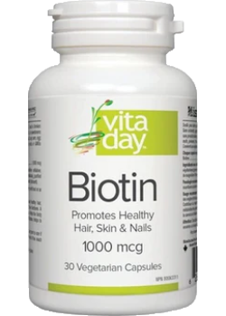 Vitaday - Biotin 1000mcg 30 vcaps