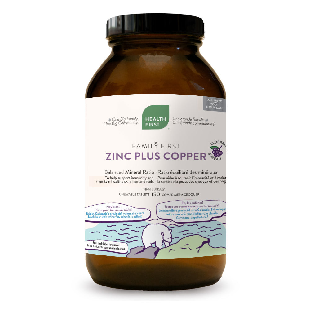 HF - Family First Zinc Plus Copper, 150 chewable tablets