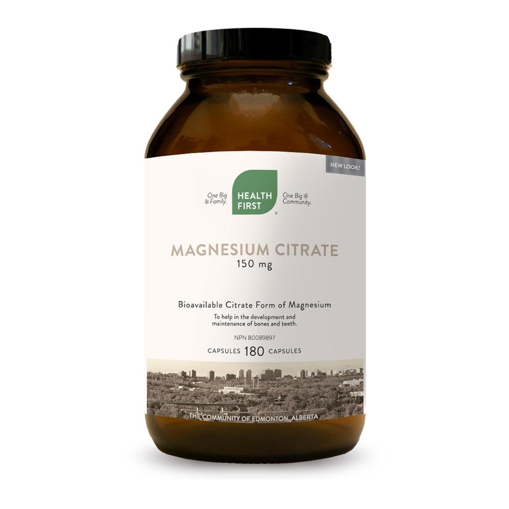 HF - Magnesium Citrate, 180 capsules